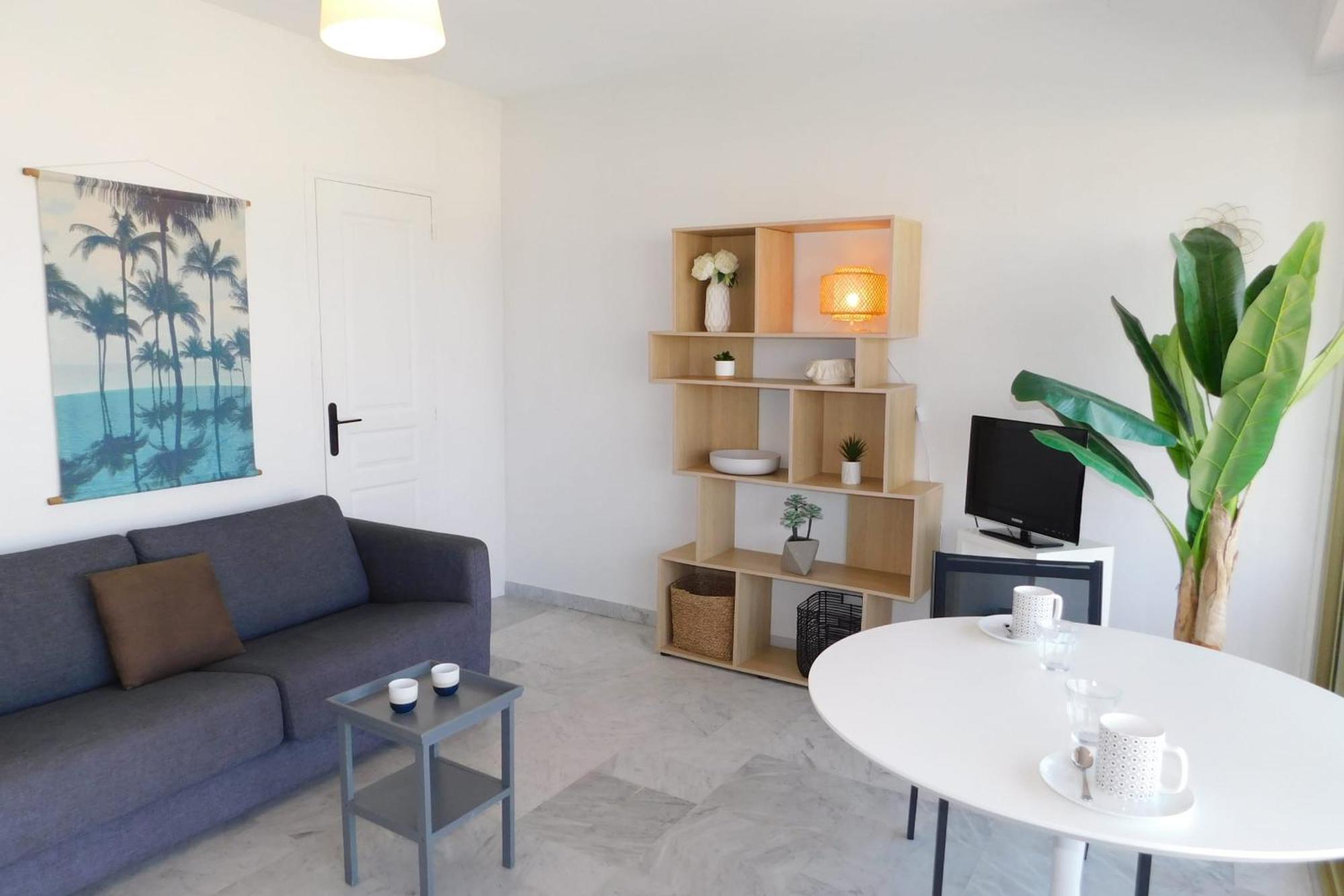Charming T2 Eden Park With Swimming Pool Private Parking Lägenhet Juan-les-Pins Exteriör bild