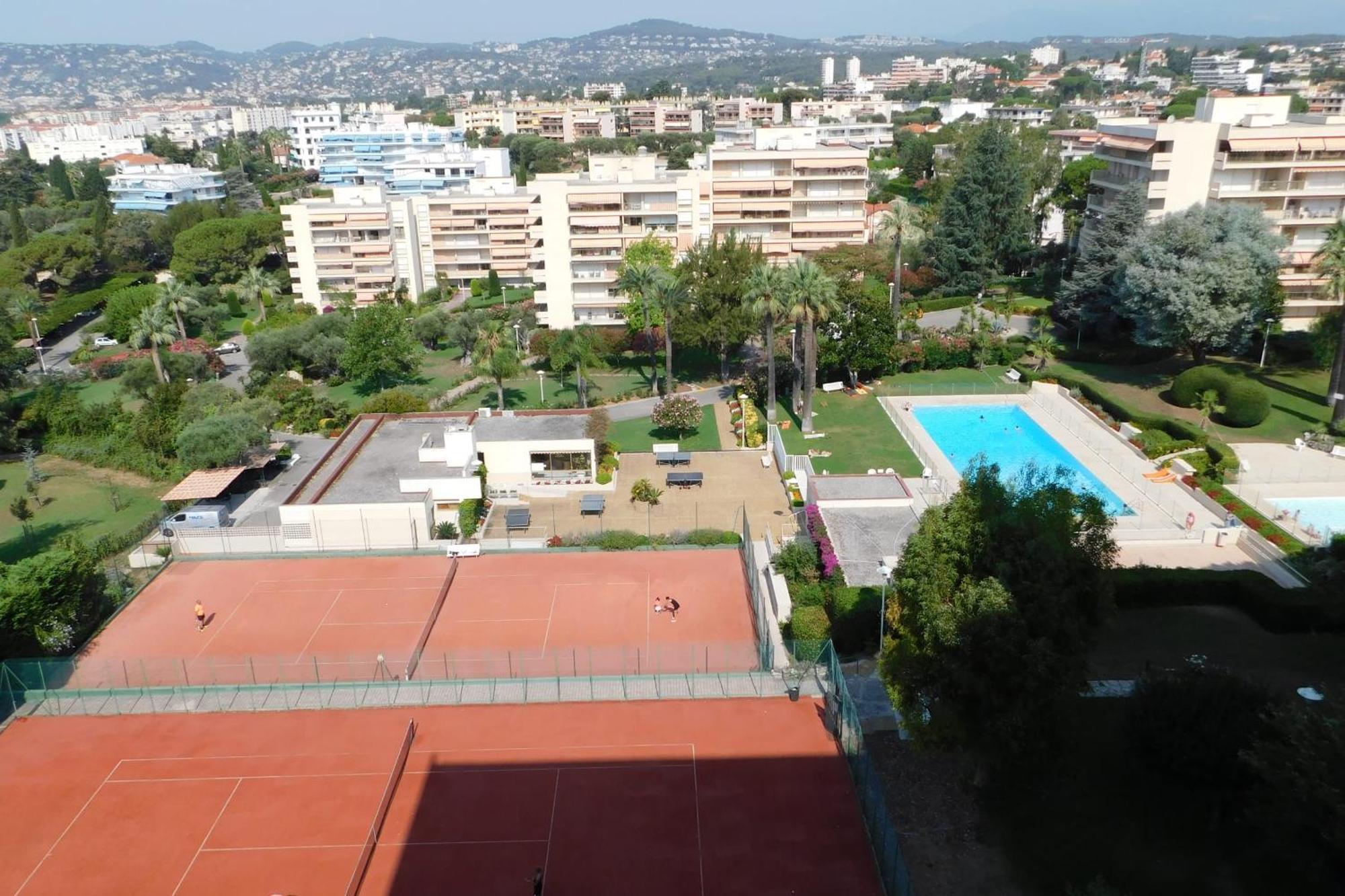 Charming T2 Eden Park With Swimming Pool Private Parking Lägenhet Juan-les-Pins Exteriör bild